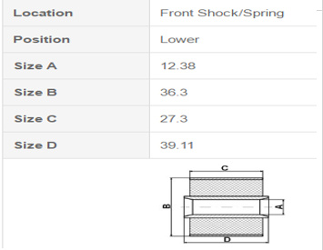 Toyota Suspension Bushing for Crown 90389-12016