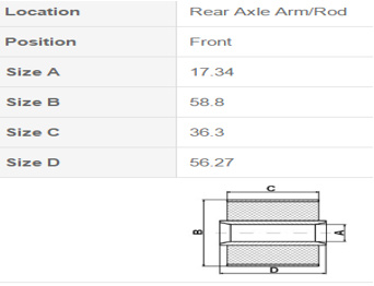 Toyota Suspension Bushing for Toyota RAV4 48725-42011/010