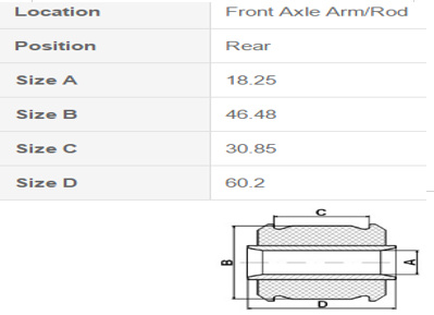 Toyota Suspension Bushing for Corolla 48655-12050
